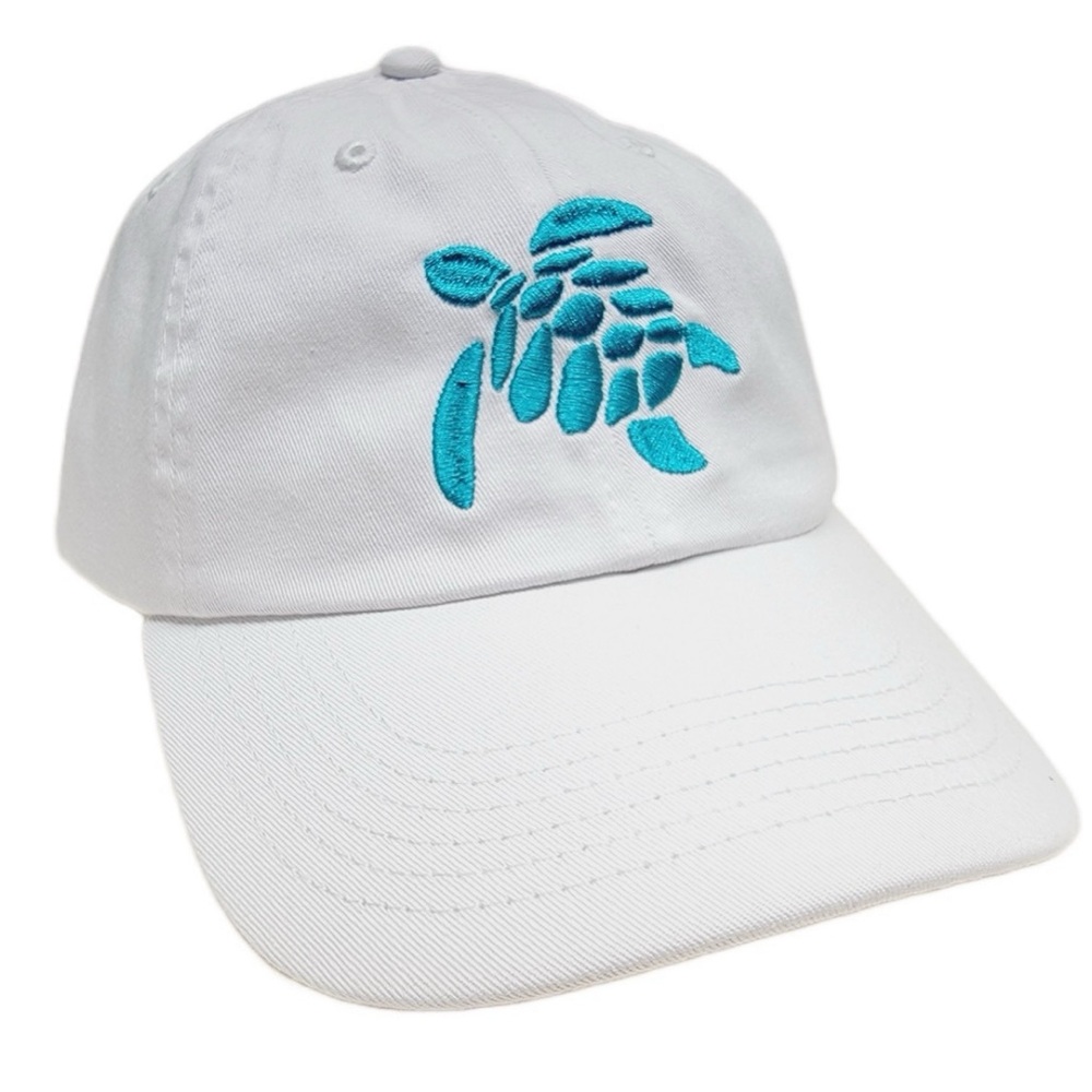 Turtle Curved Bill Unstructured Adjustable Relaxed Hat Cap